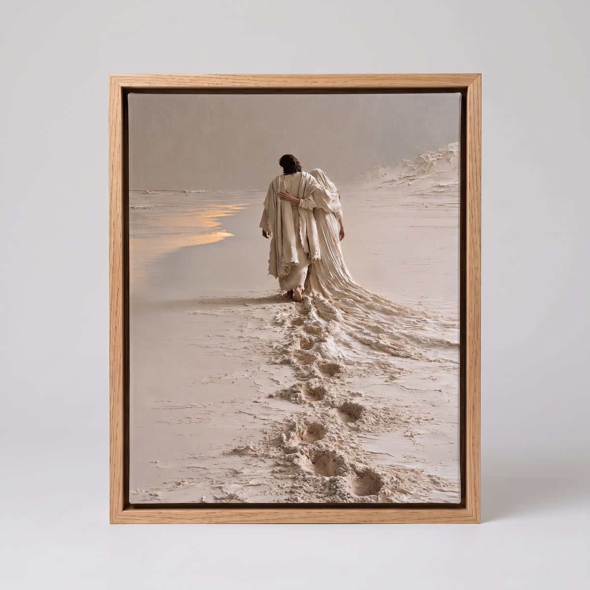 Footprints in the Sand — Canvas