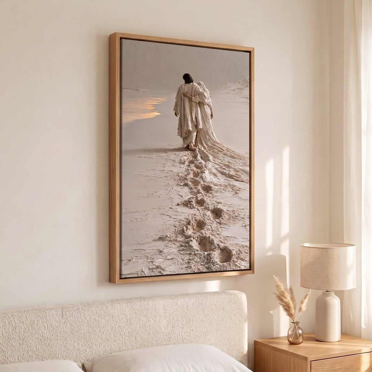 Footprints in the Sand — Canvas