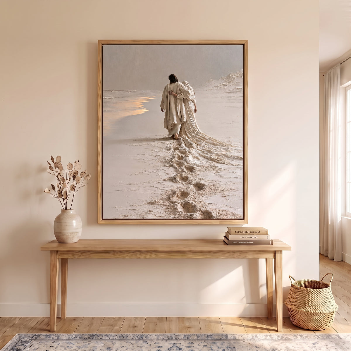Footprints in the Sand — Canvas