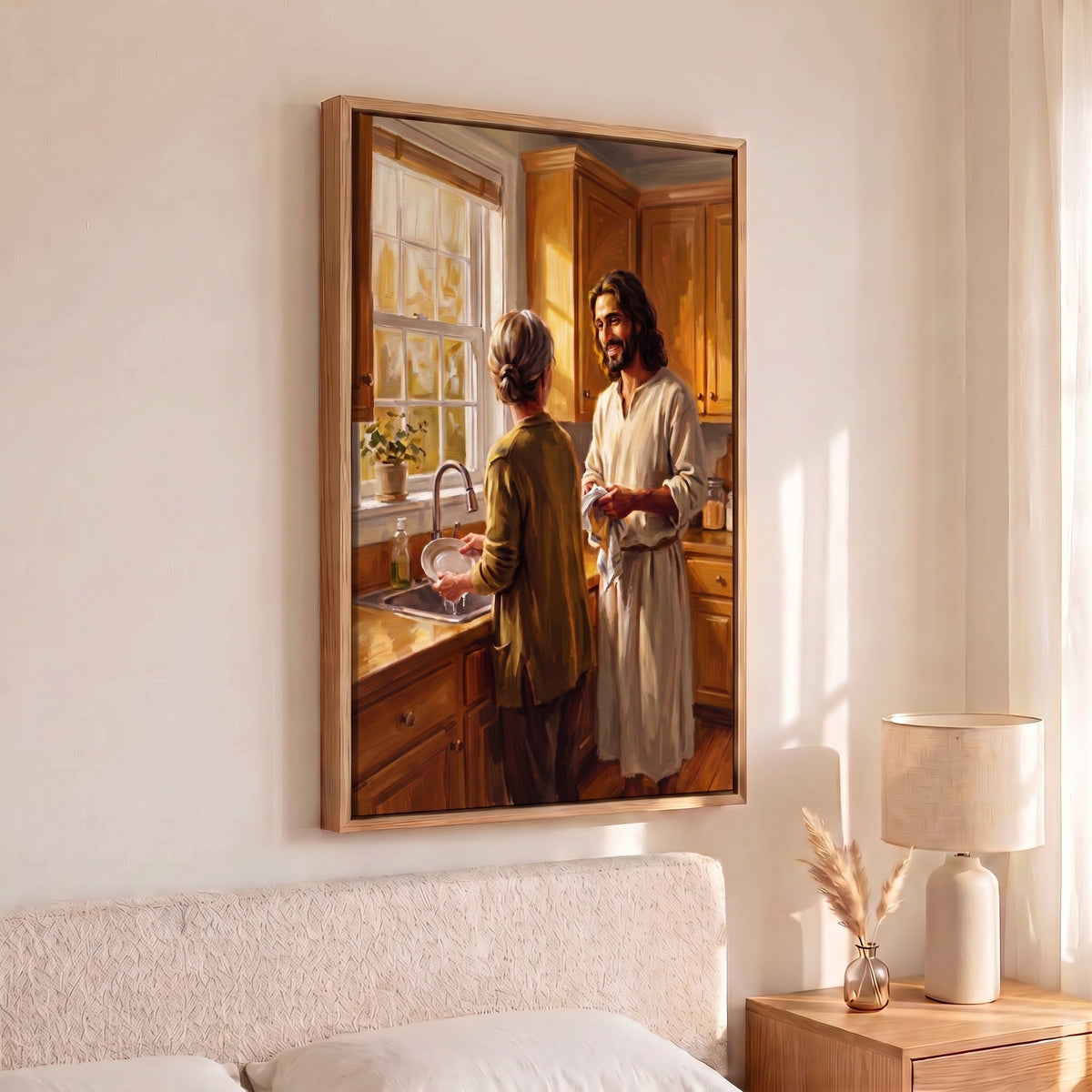 Every Ordinary Day canvas print in a bedroom