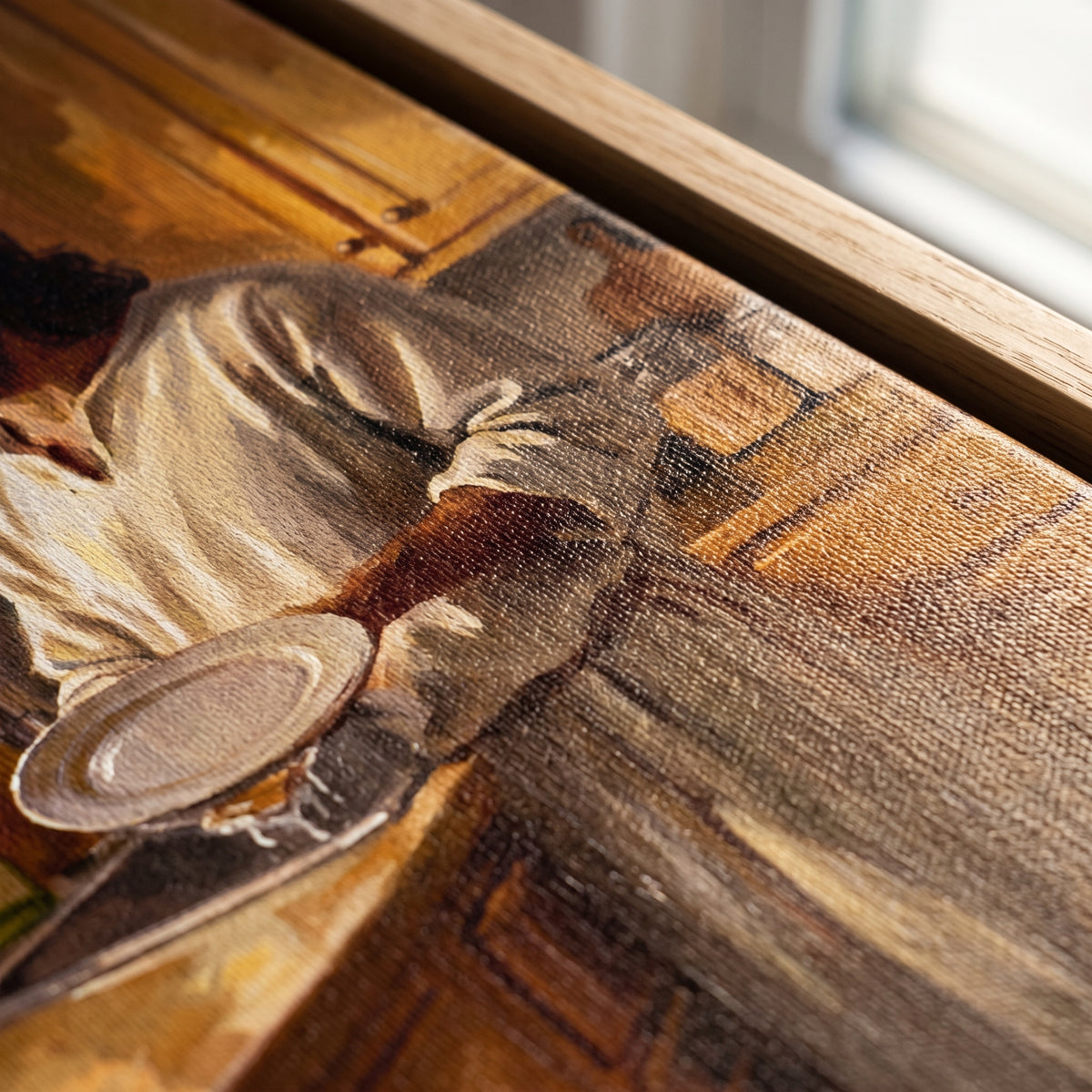 Close-up of the Every Ordinary Day canvas texture