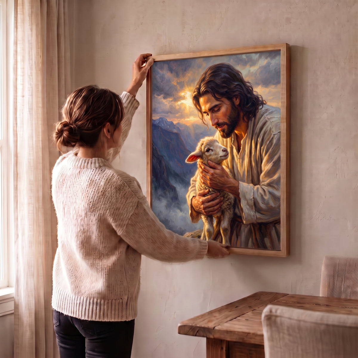 Hanging the Found canvas print