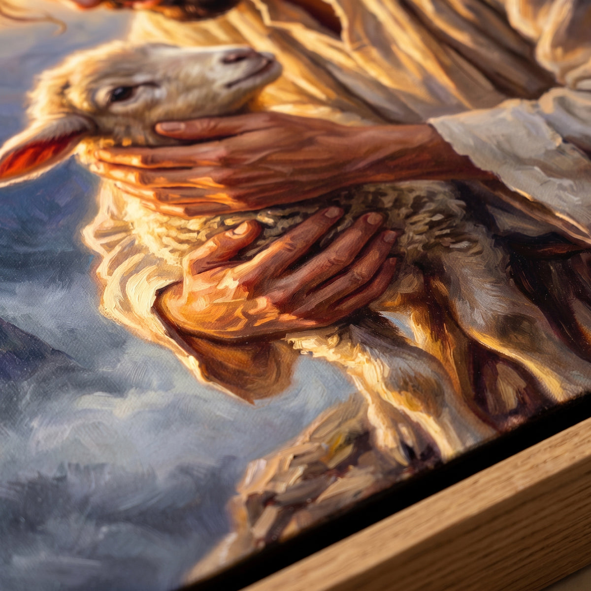 Close-up of the Found canvas texture