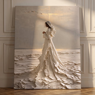 Star of the Sea canvas print leaning against a wall