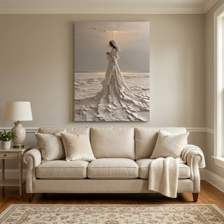 Star of the Sea canvas print displayed above a sofa