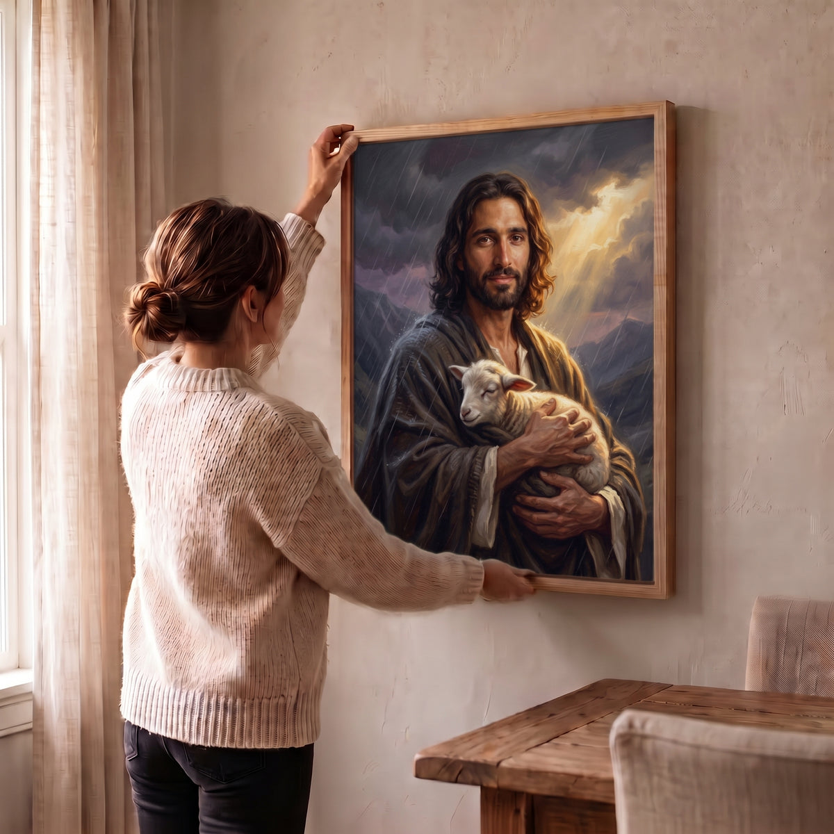 Hanging the Shelter canvas print