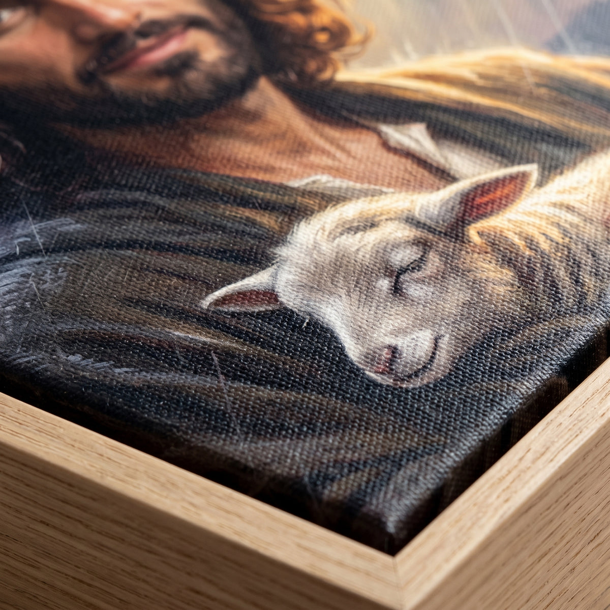 Close-up of the Shelter canvas texture